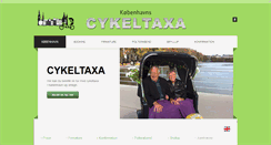 Desktop Screenshot of cykeltaxa.dk
