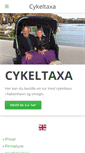 Mobile Screenshot of cykeltaxa.dk